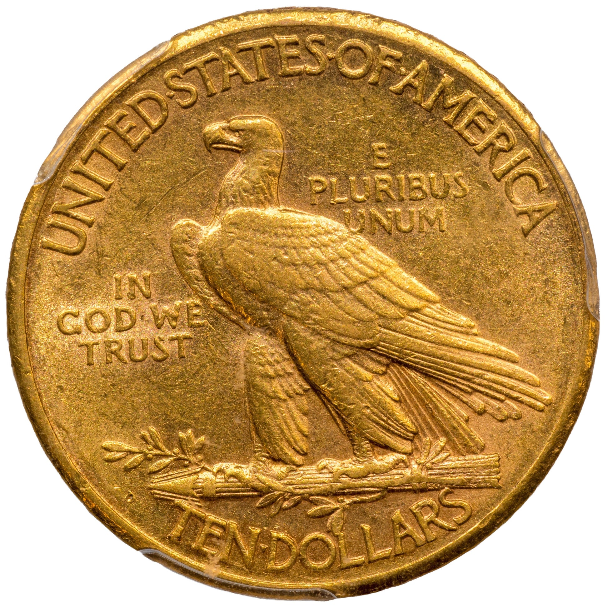 1911-D $10 AU58 PCGS CAC $10