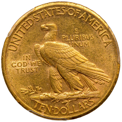 1911-D $10 AU58 PCGS CAC $10