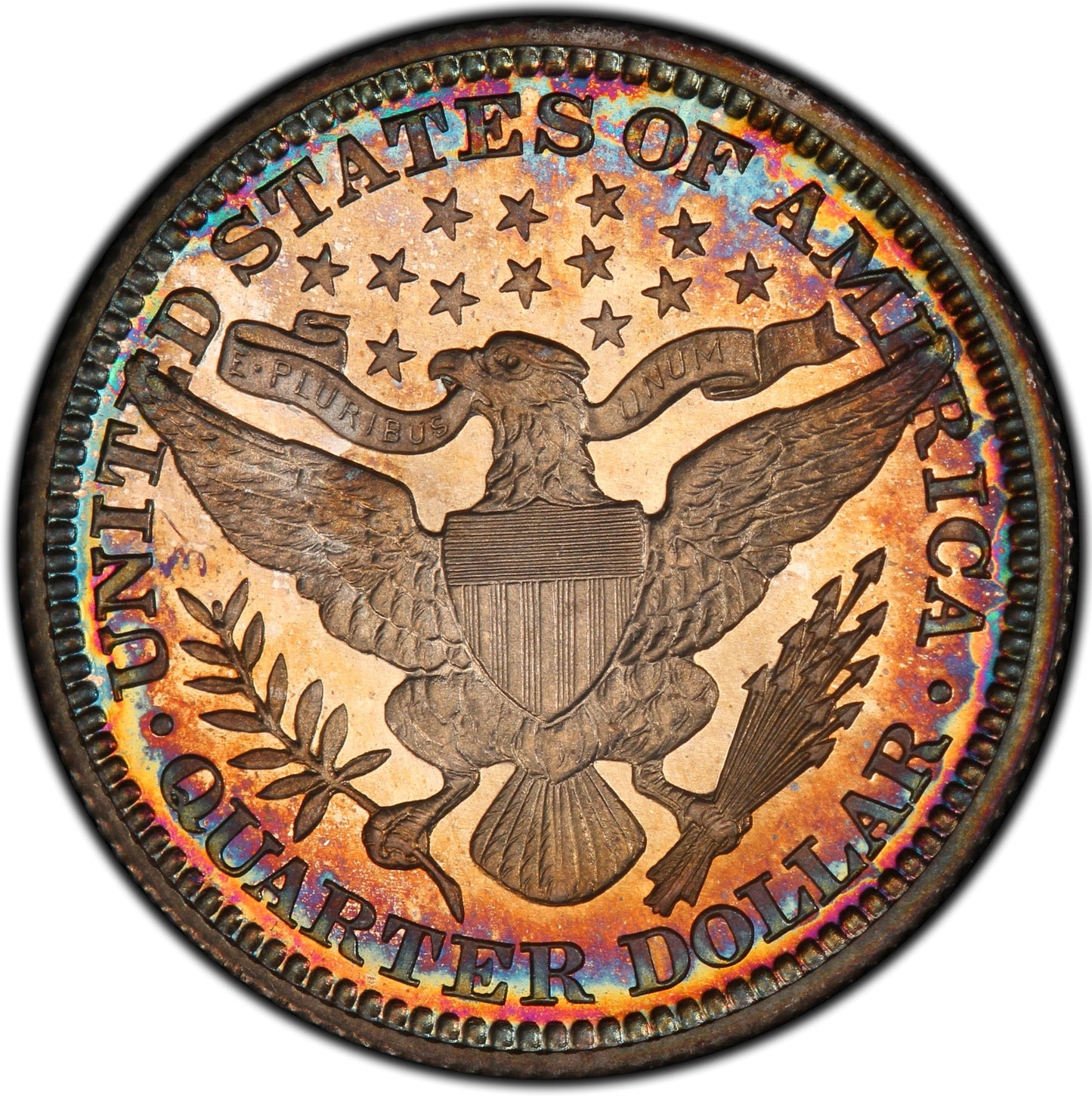 1911 25C  PROOF BARBER QUATER PR67+ PCGS CAC EX CHEYENNE COLLECTION