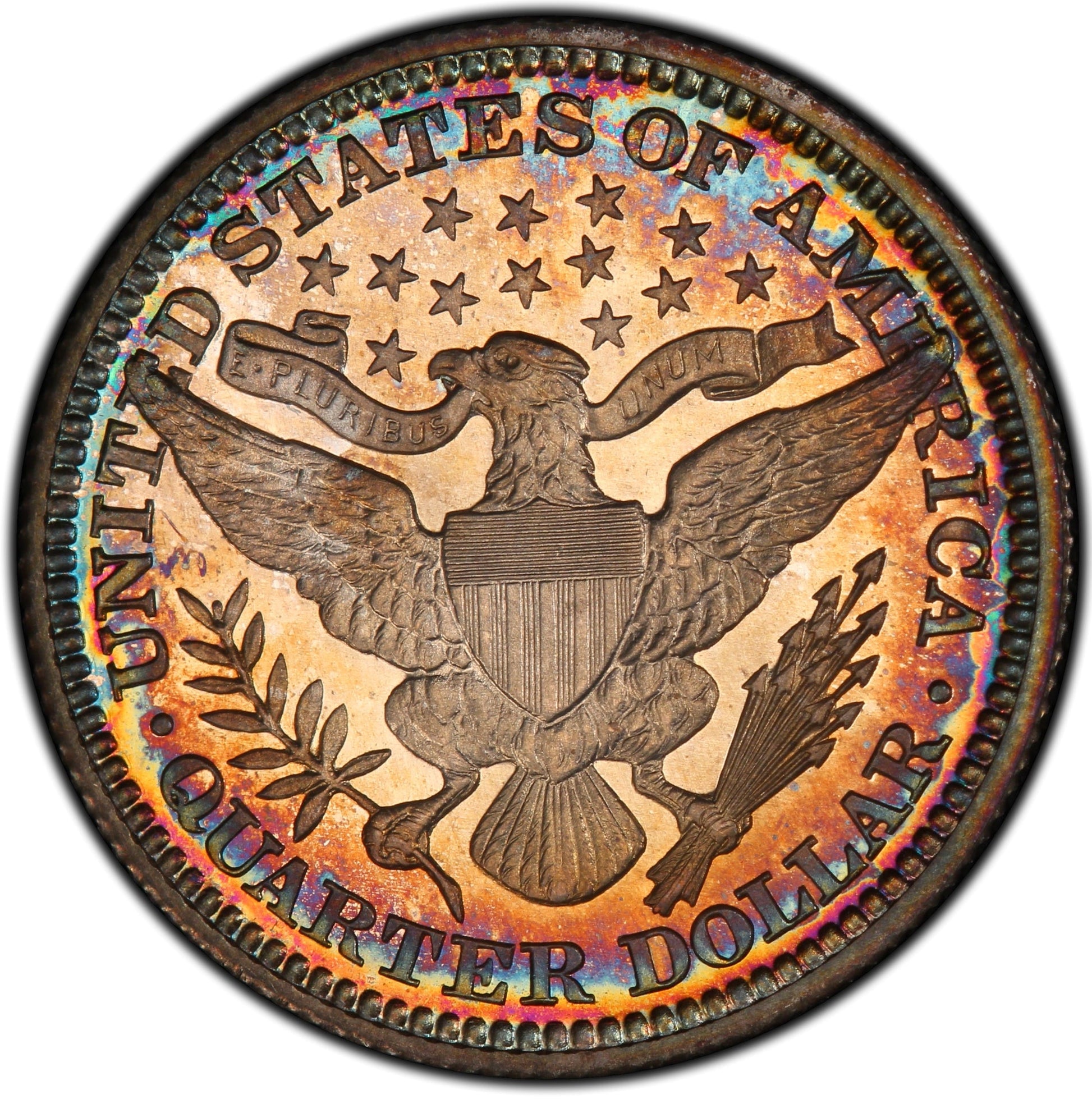 1911 25C  PROOF BARBER QUATER PR67+ PCGS CAC EX CHEYENNE COLLECTION