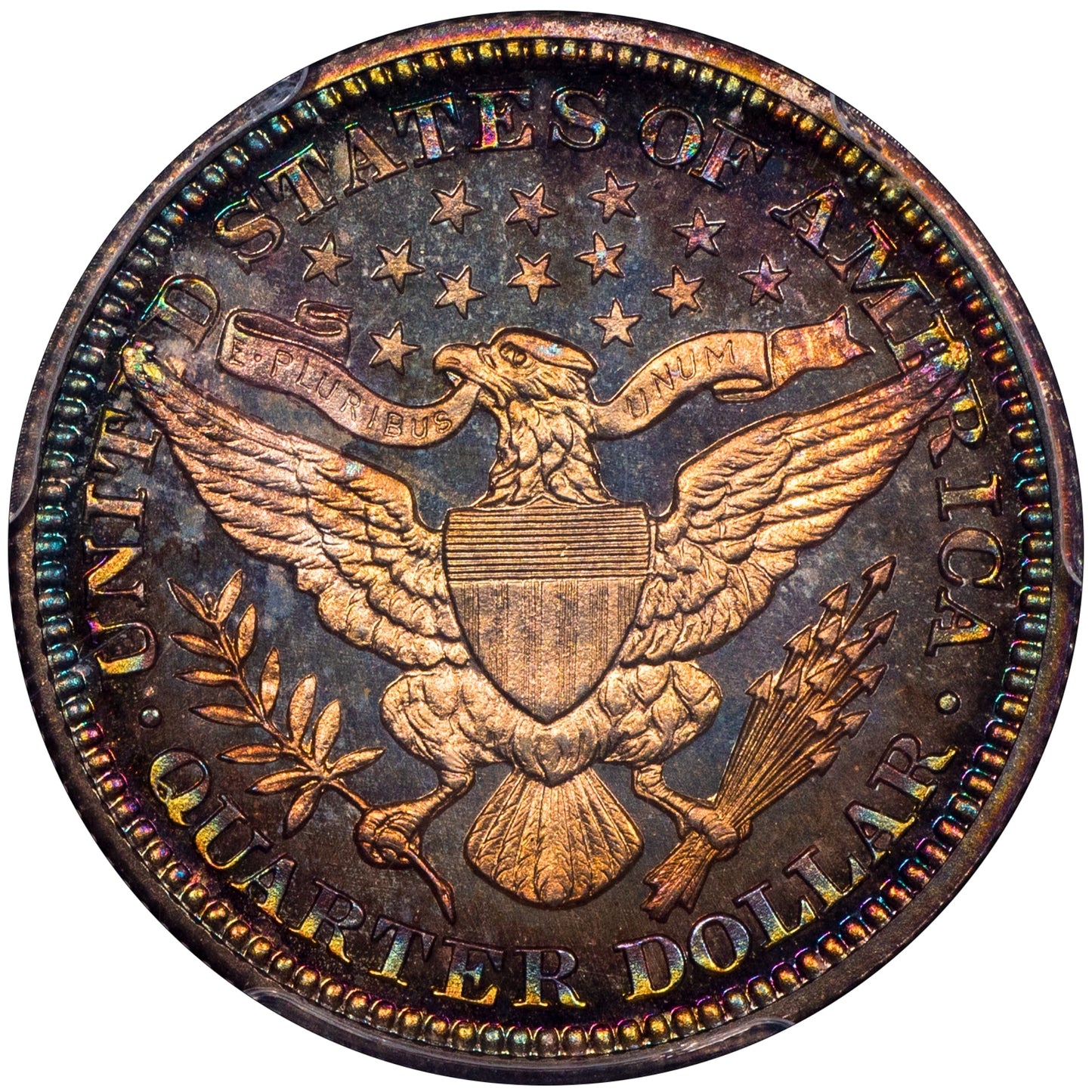 1911 25C  PROOF BARBER QUATER PR67+ PCGS CAC EX CHEYENNE COLLECTION