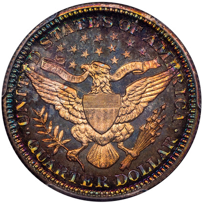 1911 25C  PROOF BARBER QUATER PR67+ PCGS CAC EX CHEYENNE COLLECTION