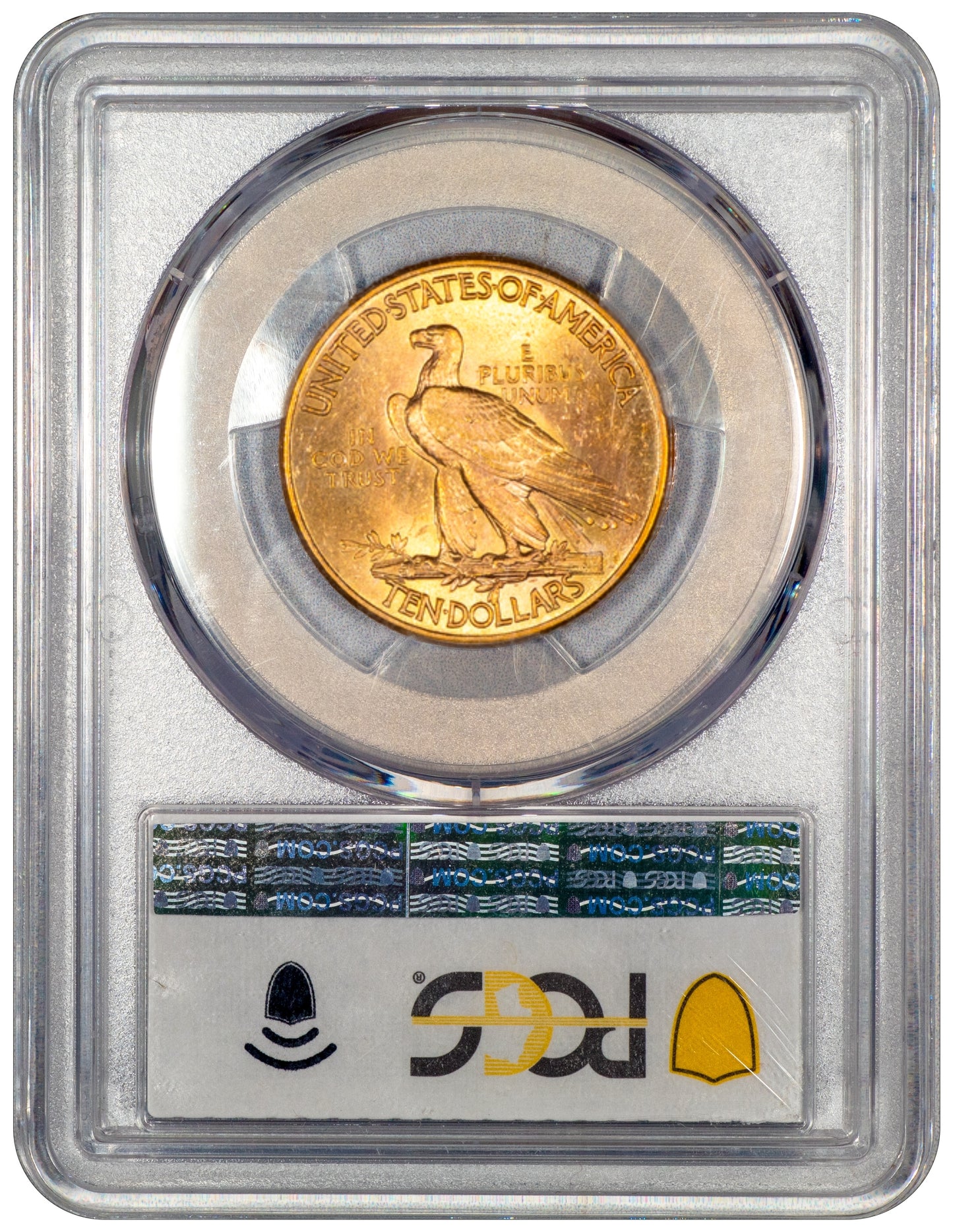 1912 $10 INDIAN HEAD EAGLE MS64 PCGS CAC