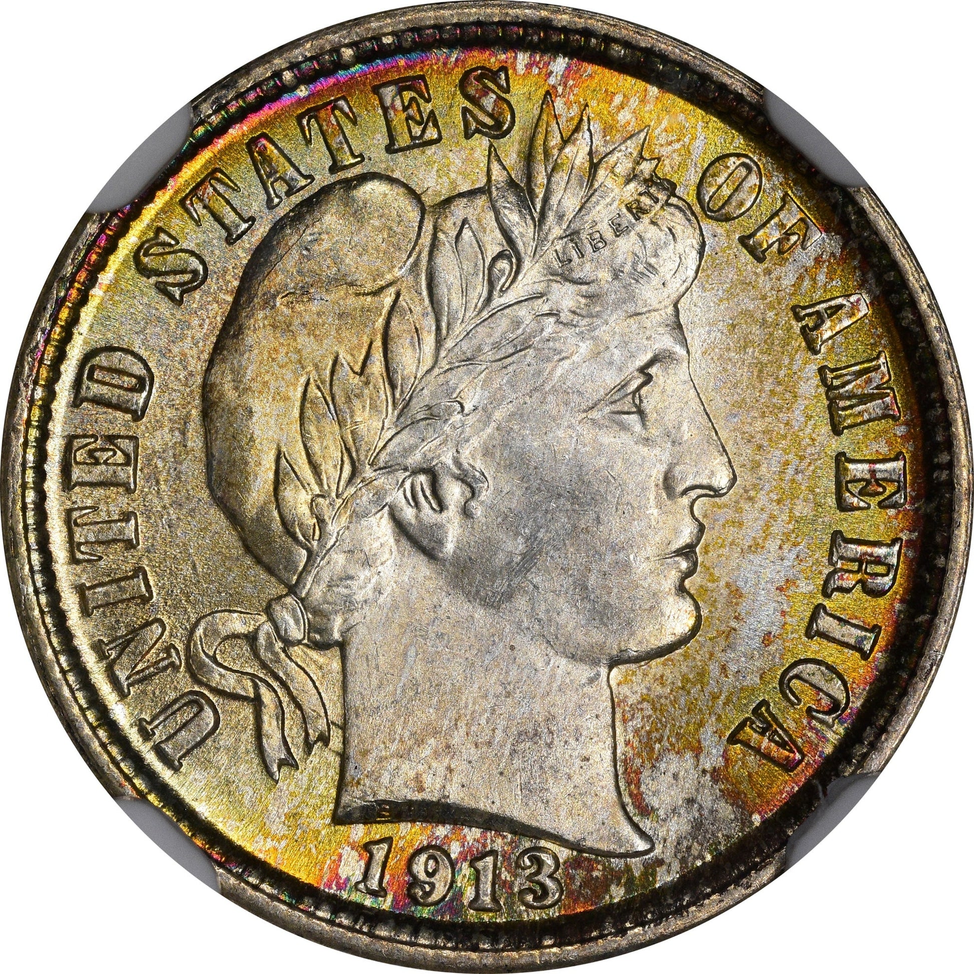 1913 10C MS67 PCGS