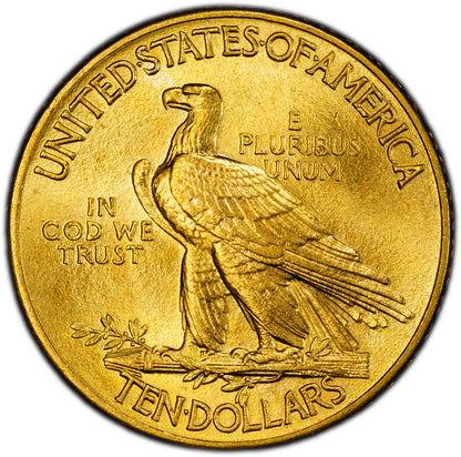 1914 $10 INDIAN HEAD EAGLE MS65 PCGS CAC