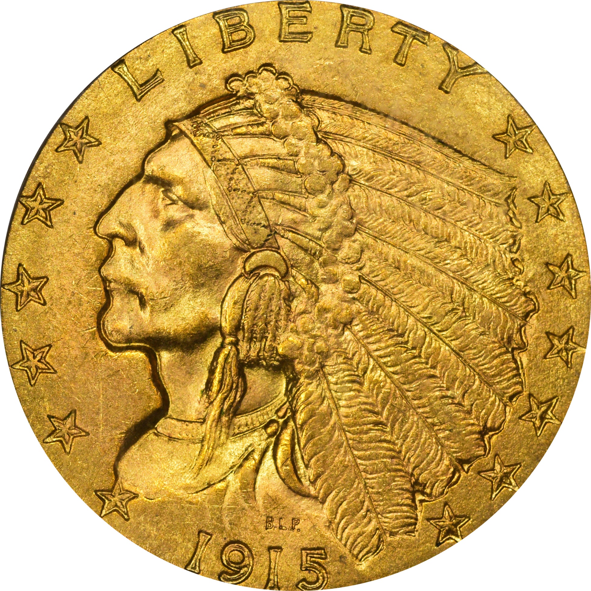 1915 $2.5 MS65 OGH PCGS CAC