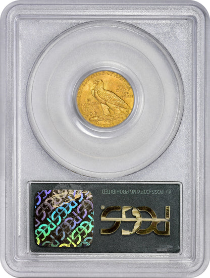1915 $2.5 MS65 OGH PCGS CAC REVERSE HOLDER