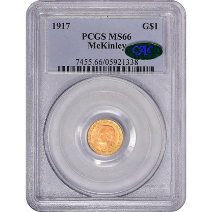 1917 G$1 MCKINLEY MS66 PCGS CAC - Paradime Coins | PCGS NGC CACG CAC Rare US Numismatic Coins For Sale