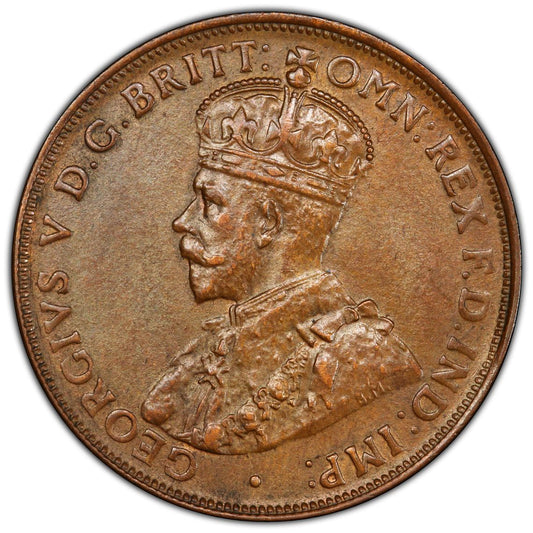 1920 1D MS63BN AUSTRALIA PCGS - Paradime Coins | PCGS NGC CACG CAC Rare US Numismatic Coins For Sale