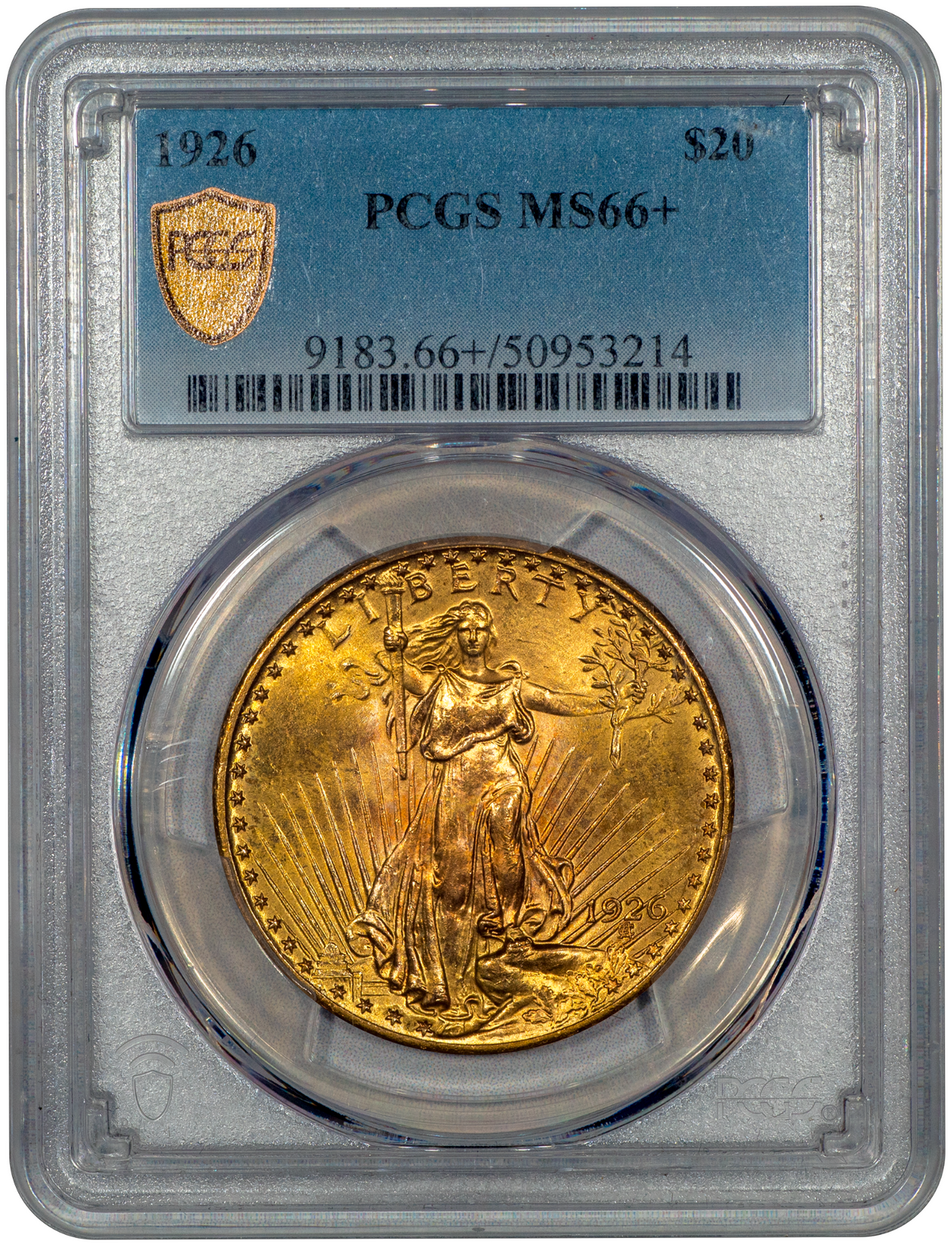 1926 $20 MS66+ PCGS