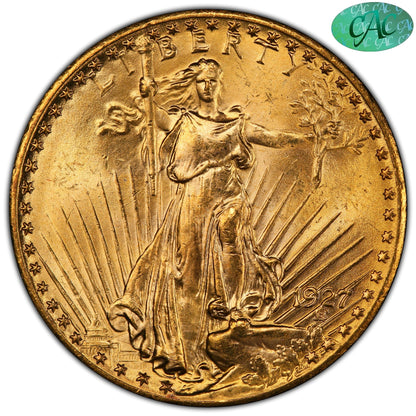 1927 $20 MS64 + PCGS CAC $20
