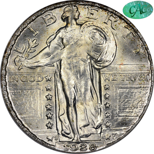 1928-S 25C MS66 PCGS CAC