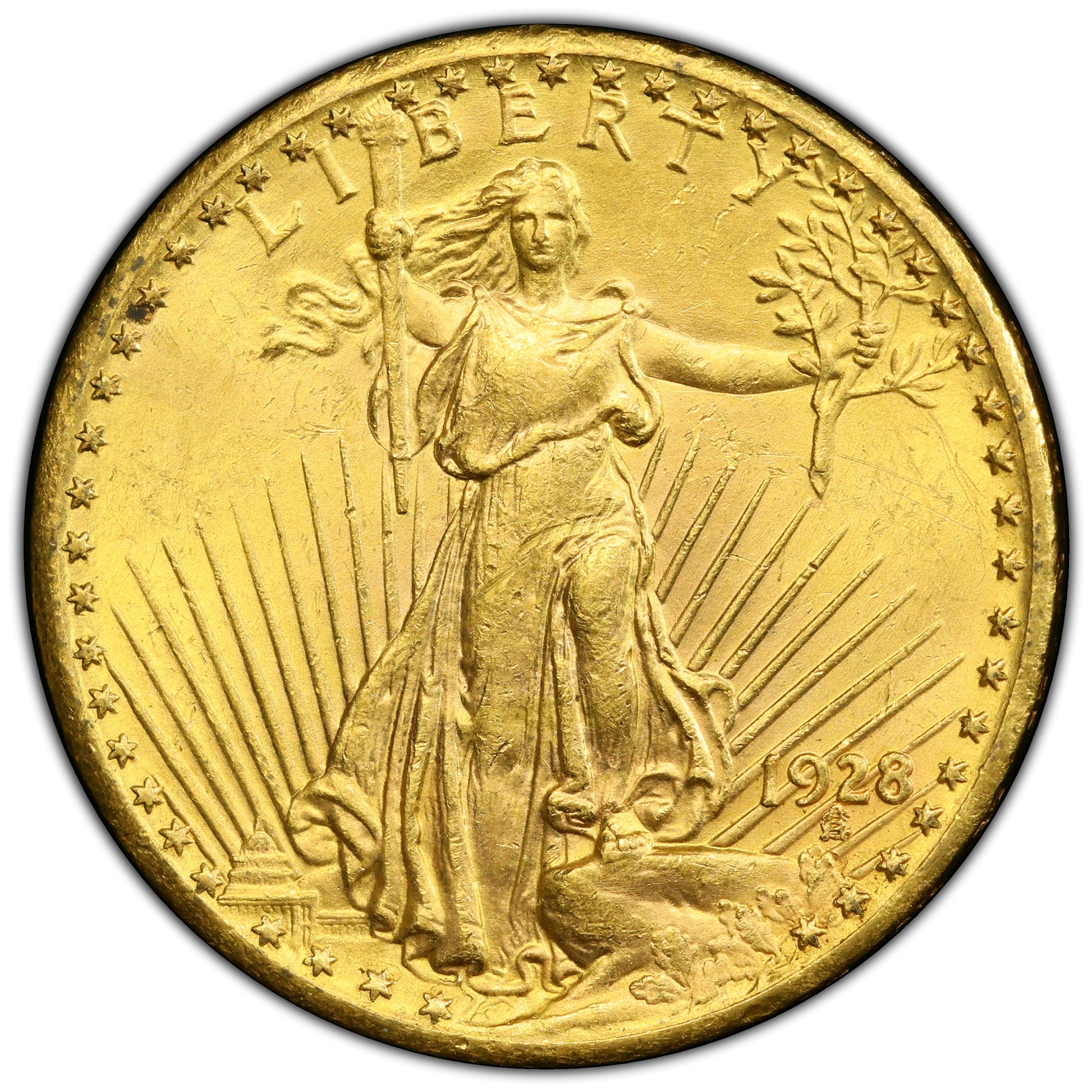 1928 $20 MS61 PCGS
