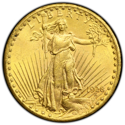 1928 $20 MS61 PCGS