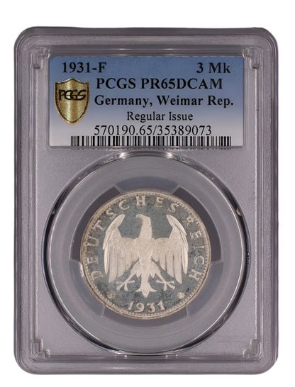 1931-K 3MK PR65DCAM PCGS - Paradime Coins | PCGS NGC CACG CAC Rare US Numismatic Coins For Sale