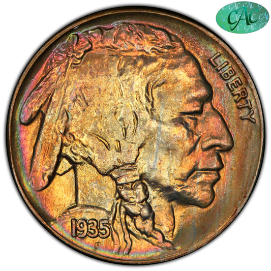 1935 5C Ms67 + Pcgs Cac