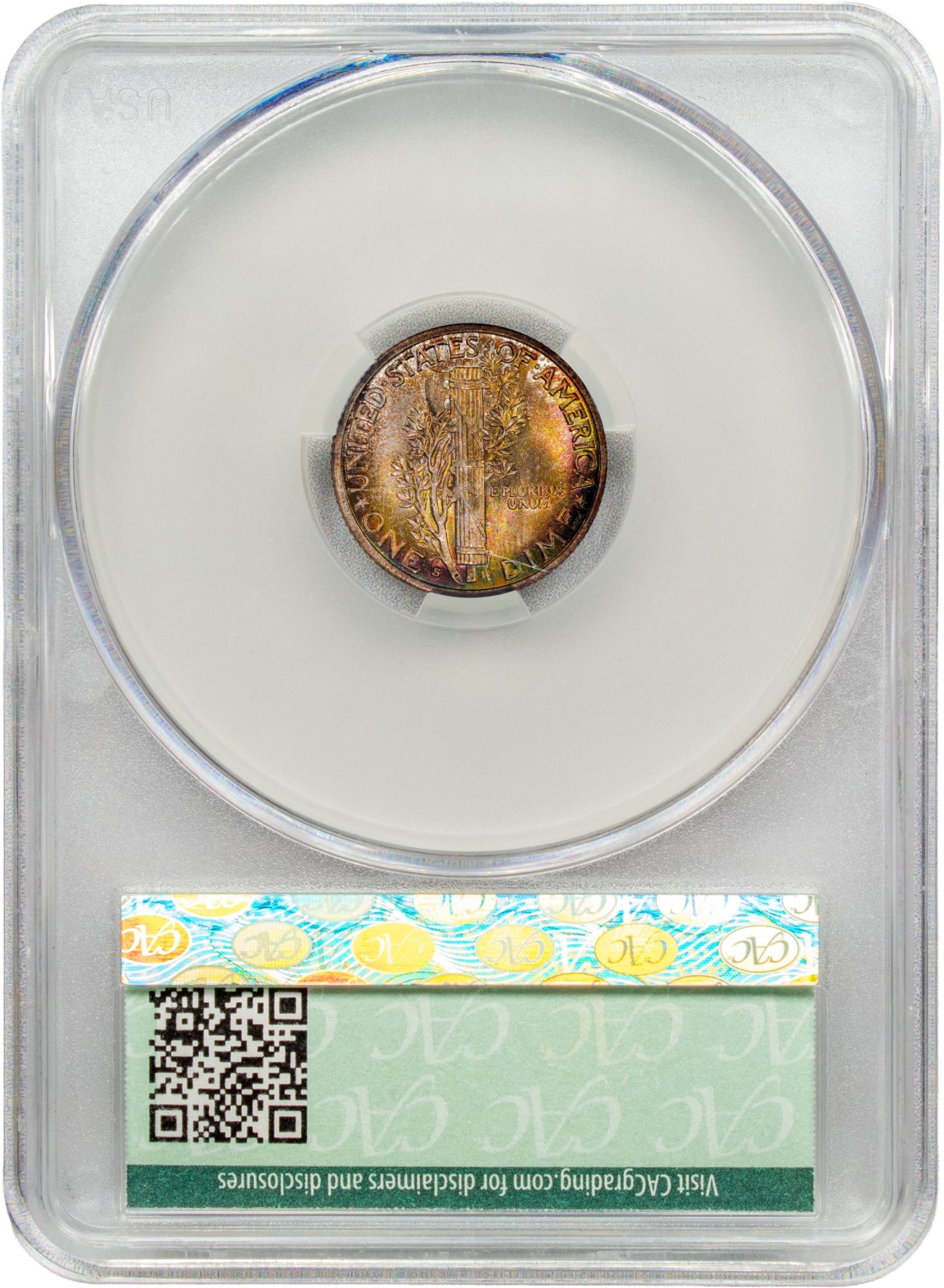 1935-S 10C MS68 CACG 10C