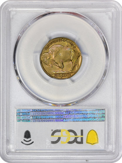 1937-D Buffalo Nickel 5C 3 LEGS MS64 PCGS Reverse Holder