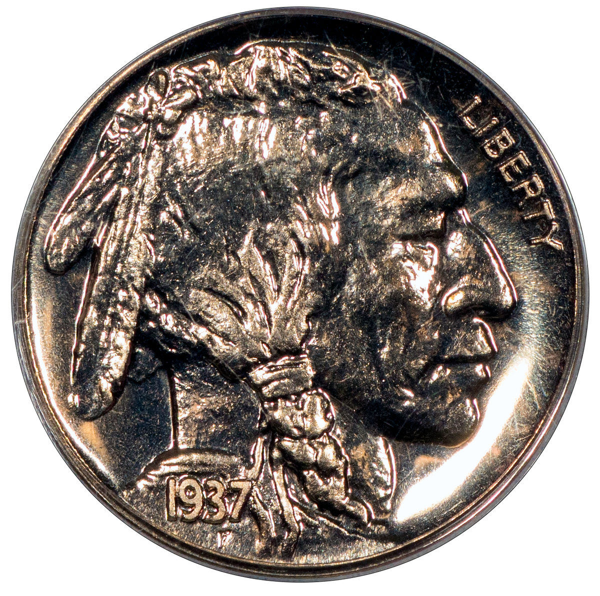 1937 Proof Buffalo Nickel 5C PR67 PCGS CAC