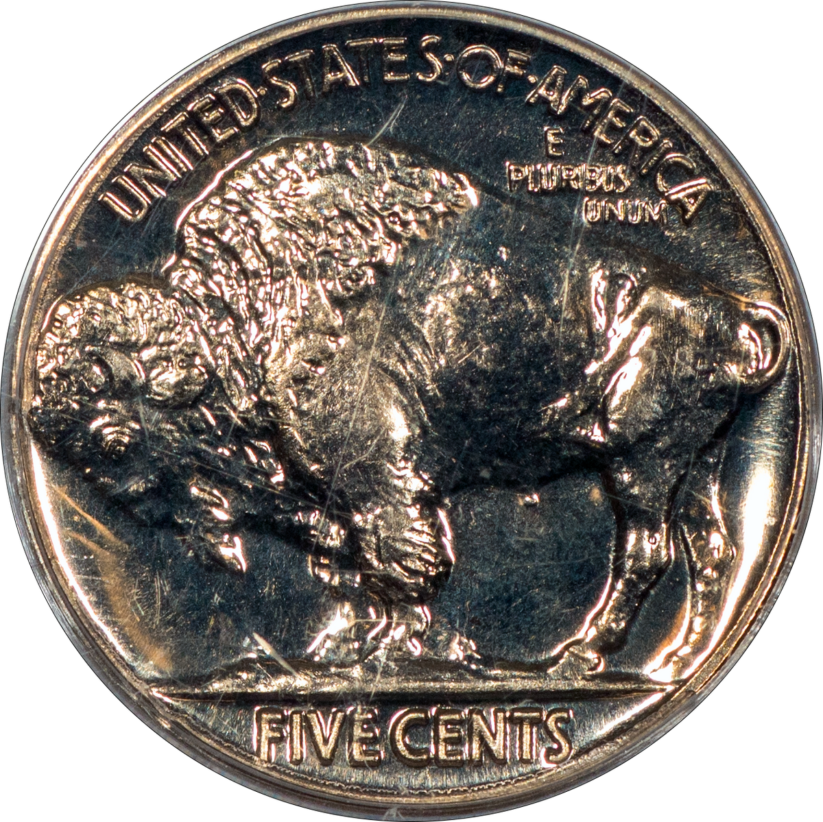 1937 Proof Buffalo Nickel 5C PR67 PCGS CAC REVERSE