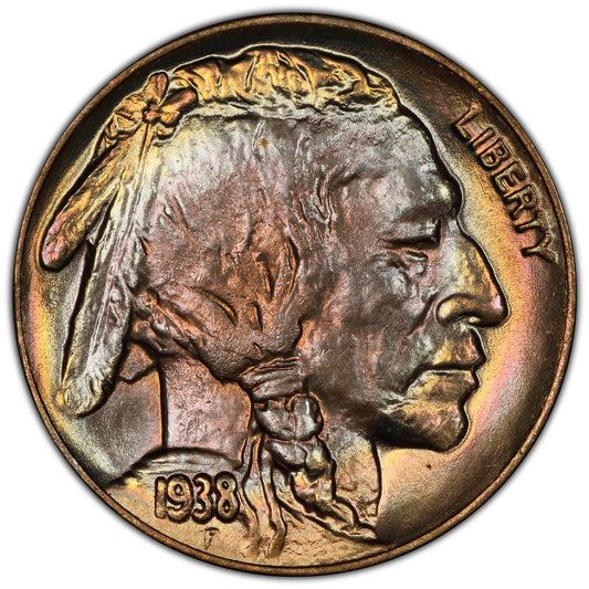 1938-D/D 5C MS67 PCGS CAC
