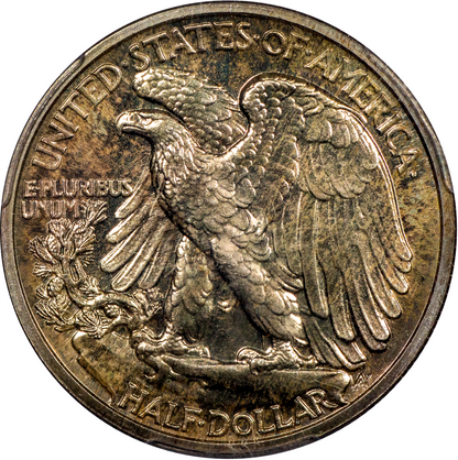 1938 50C WALKING LIBERTY HALF DOLLAR PR66 PCGS CAC 