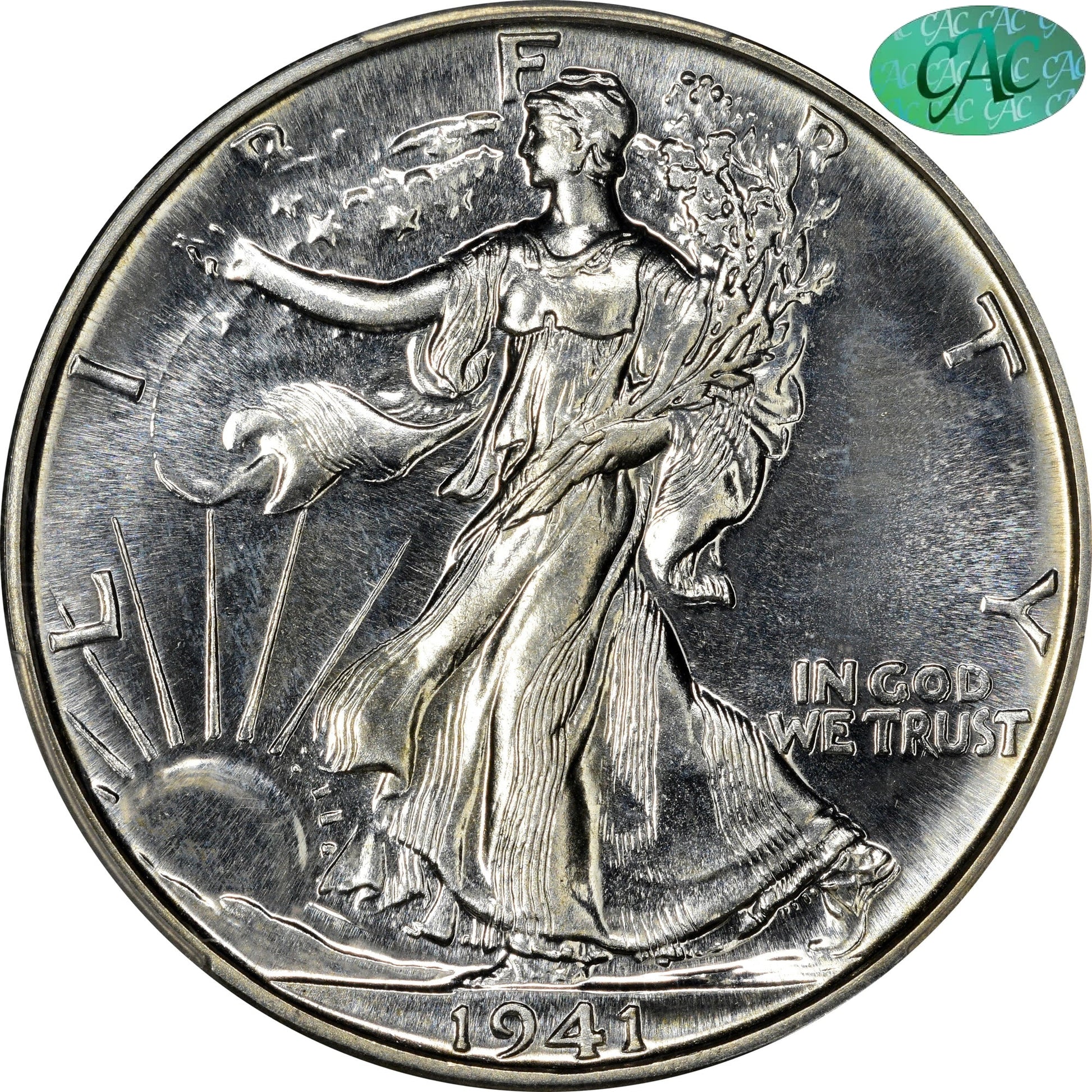 1941 50C PR67 PCGS CAC 50C