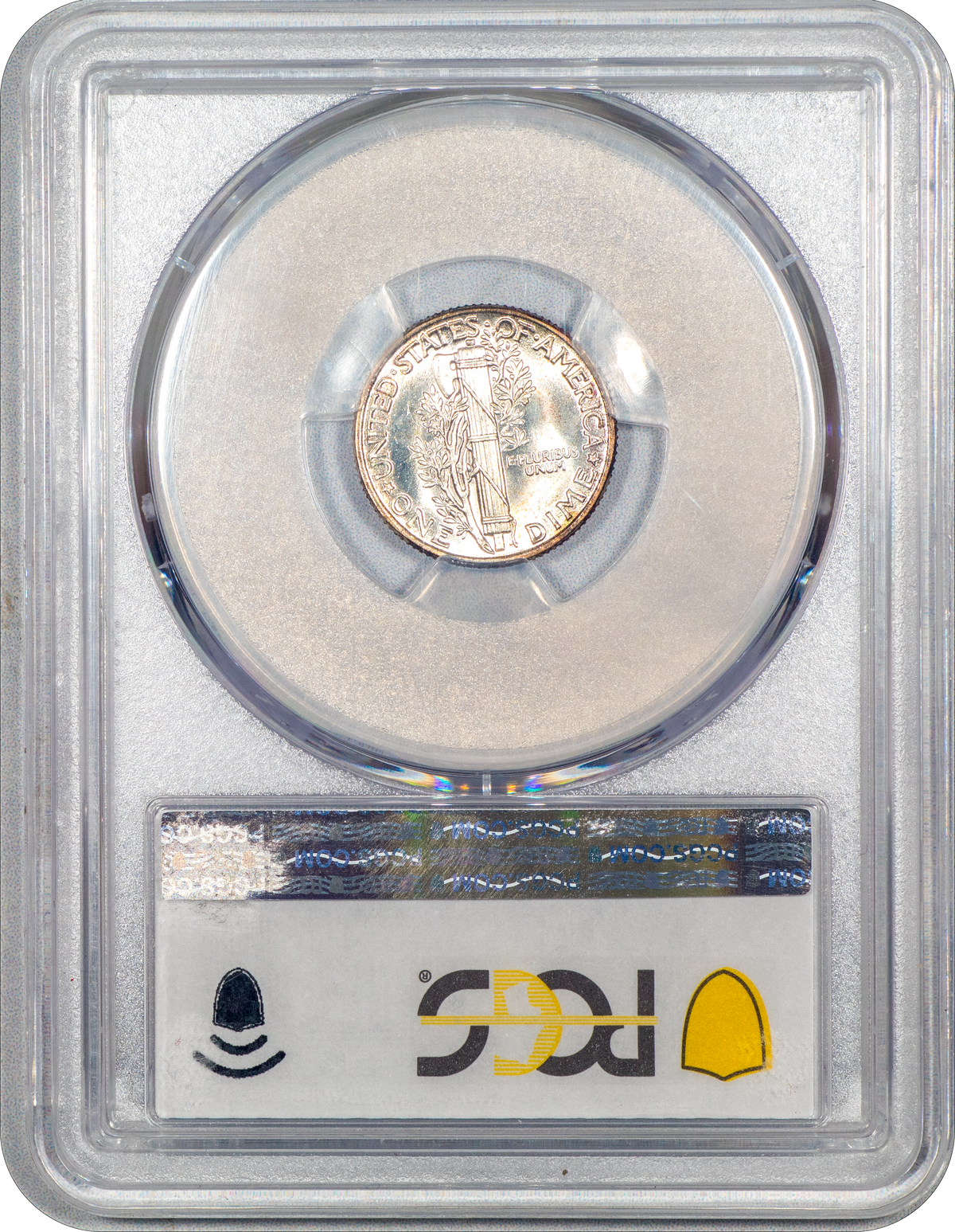 1941 Mercury Dime 10C MS68 FB PCGS CAC Reverse Holder