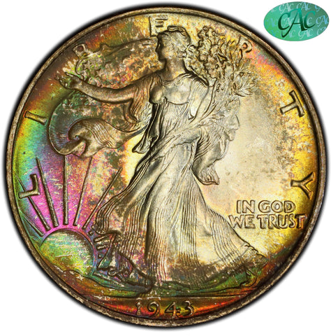 1943 50C MS67 PCGS CAC - Paradime Coins | PCGS NGC CACG CAC Rare US Numismatic Coins For Sale