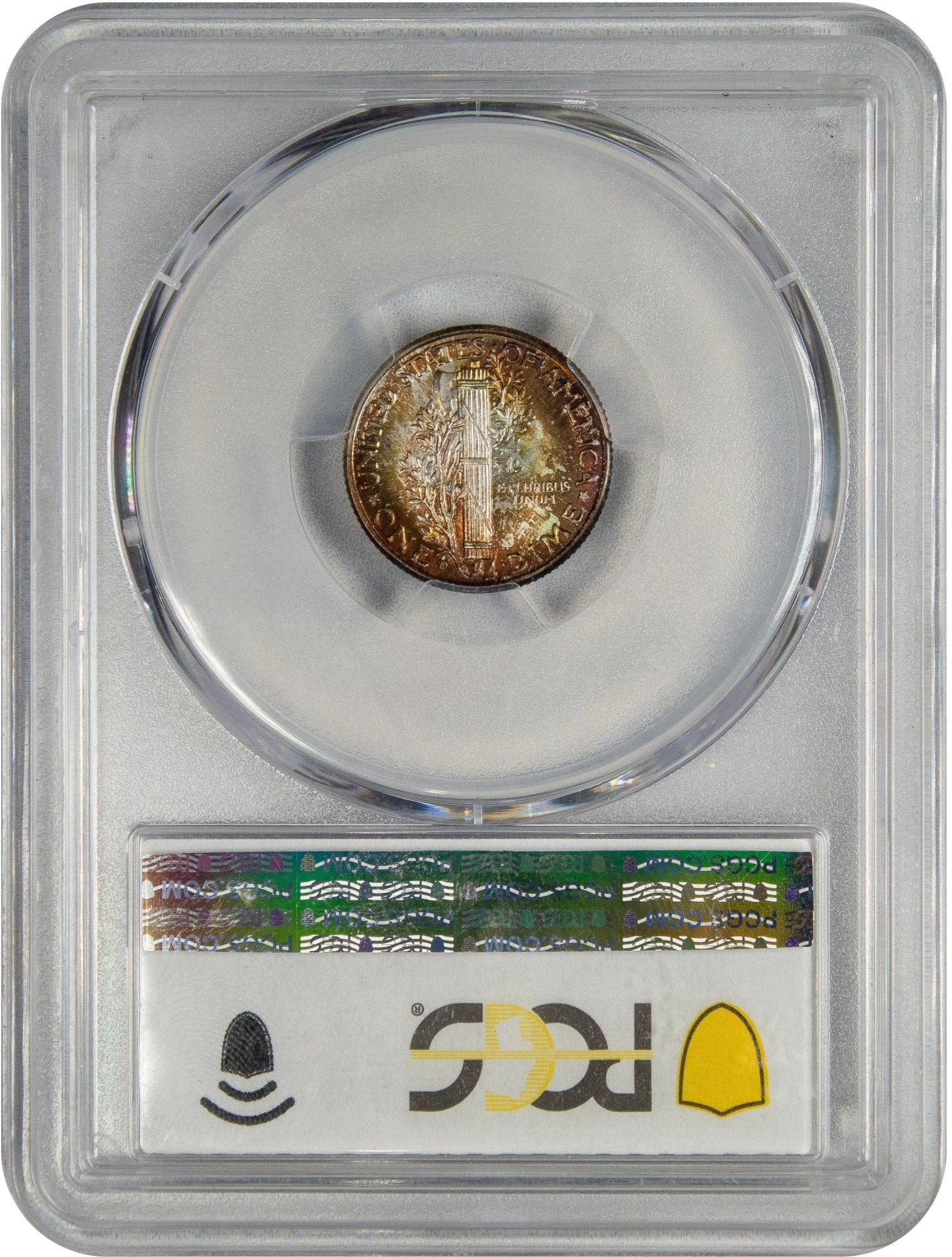 1943-D 10C MS68 FB PCGS CAC 10C