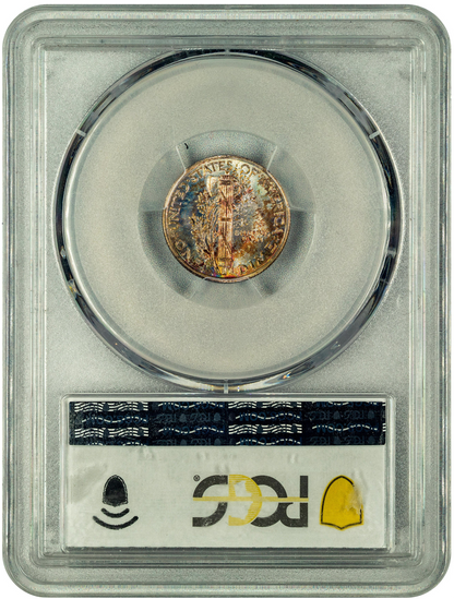 1943-S 10C San Francisco Mercury Dime MS68 FB PCGS CAC REVERSE HOLDER