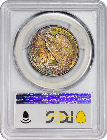 1943 50C Ms67 Pcgs Cac