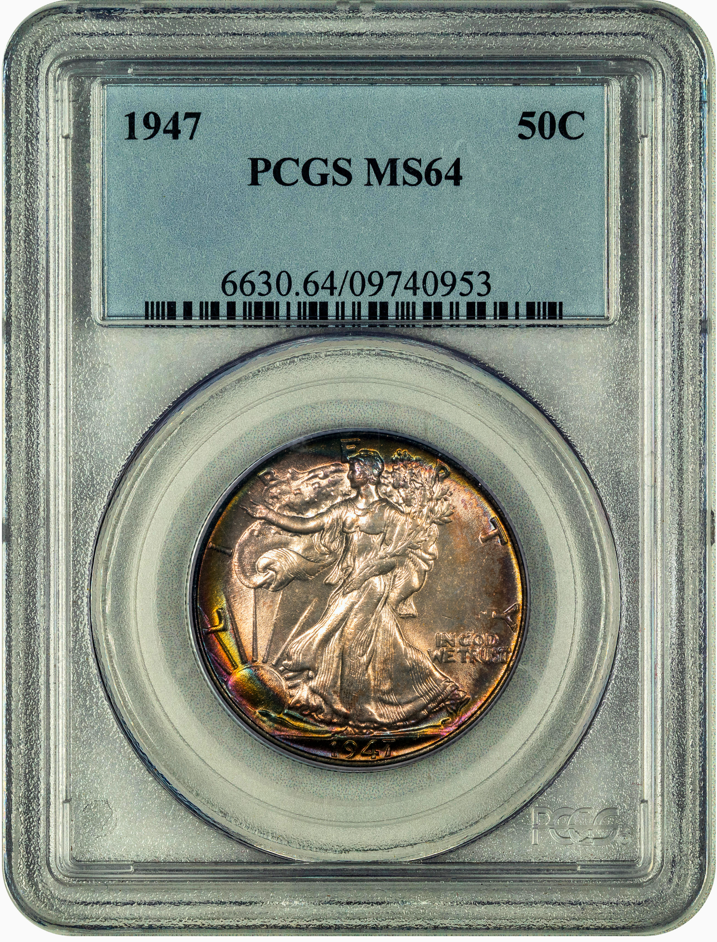 1947 50C MS64 PCGS HOLDER