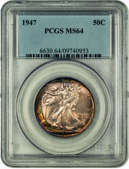 1947 50C MS64 PCGS HOLDER