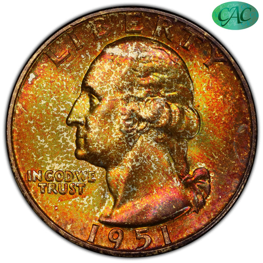 1951-D 25C MS67+ PCGS CAC 