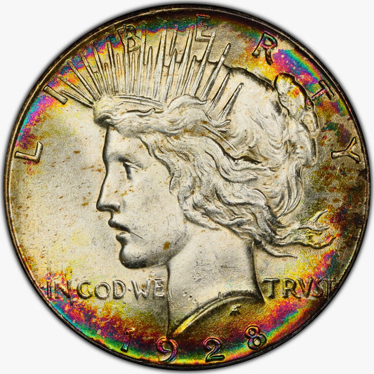 1928 $1 MS62 NGC
