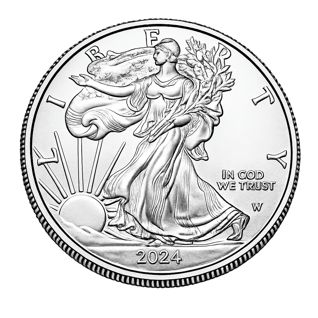 1 oz American Silver Eagle Coin BU - Random Year
