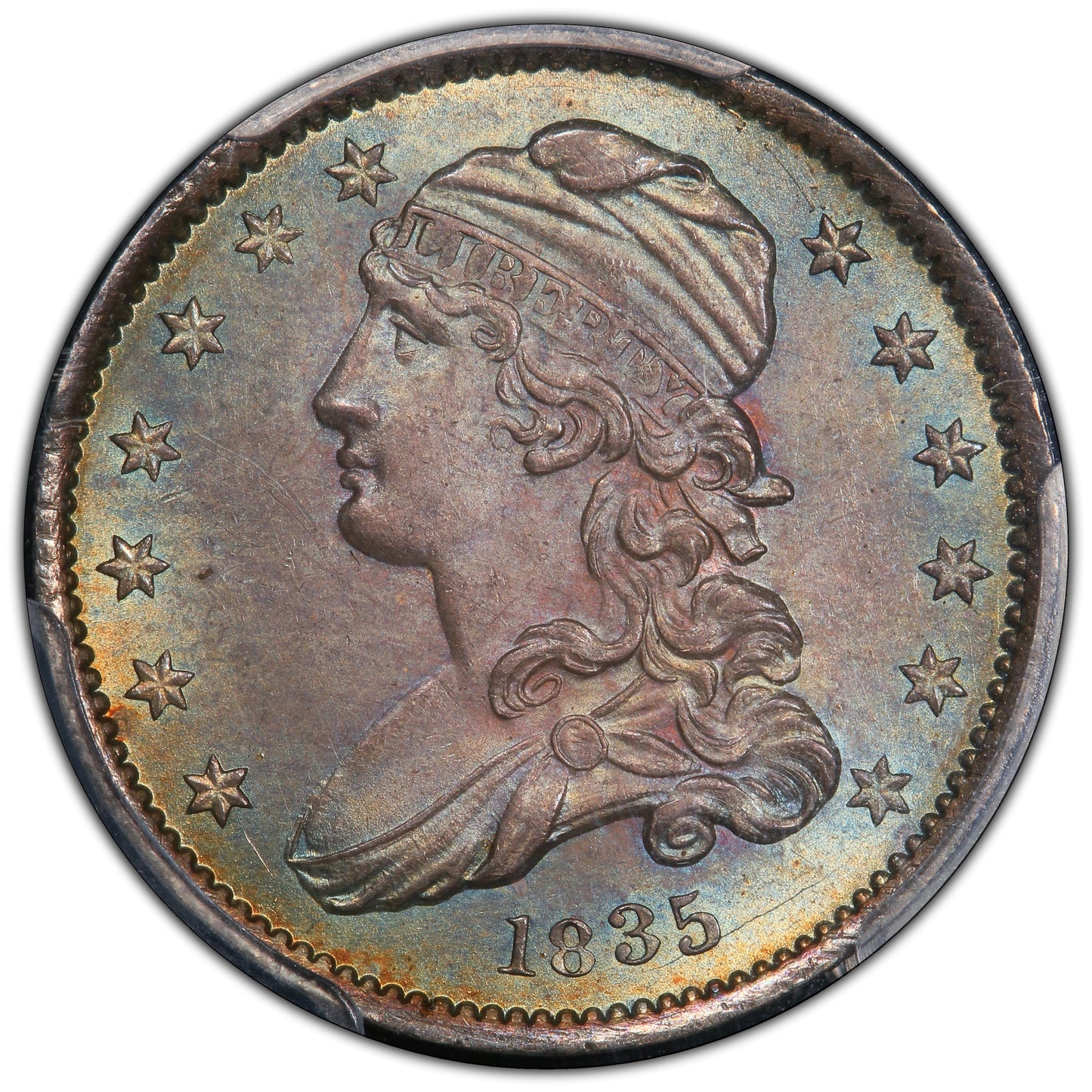 1835 25C Ms64 + Pcgs Cac