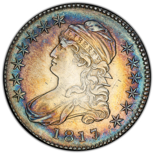 1817/3 50C AU50 PCGS