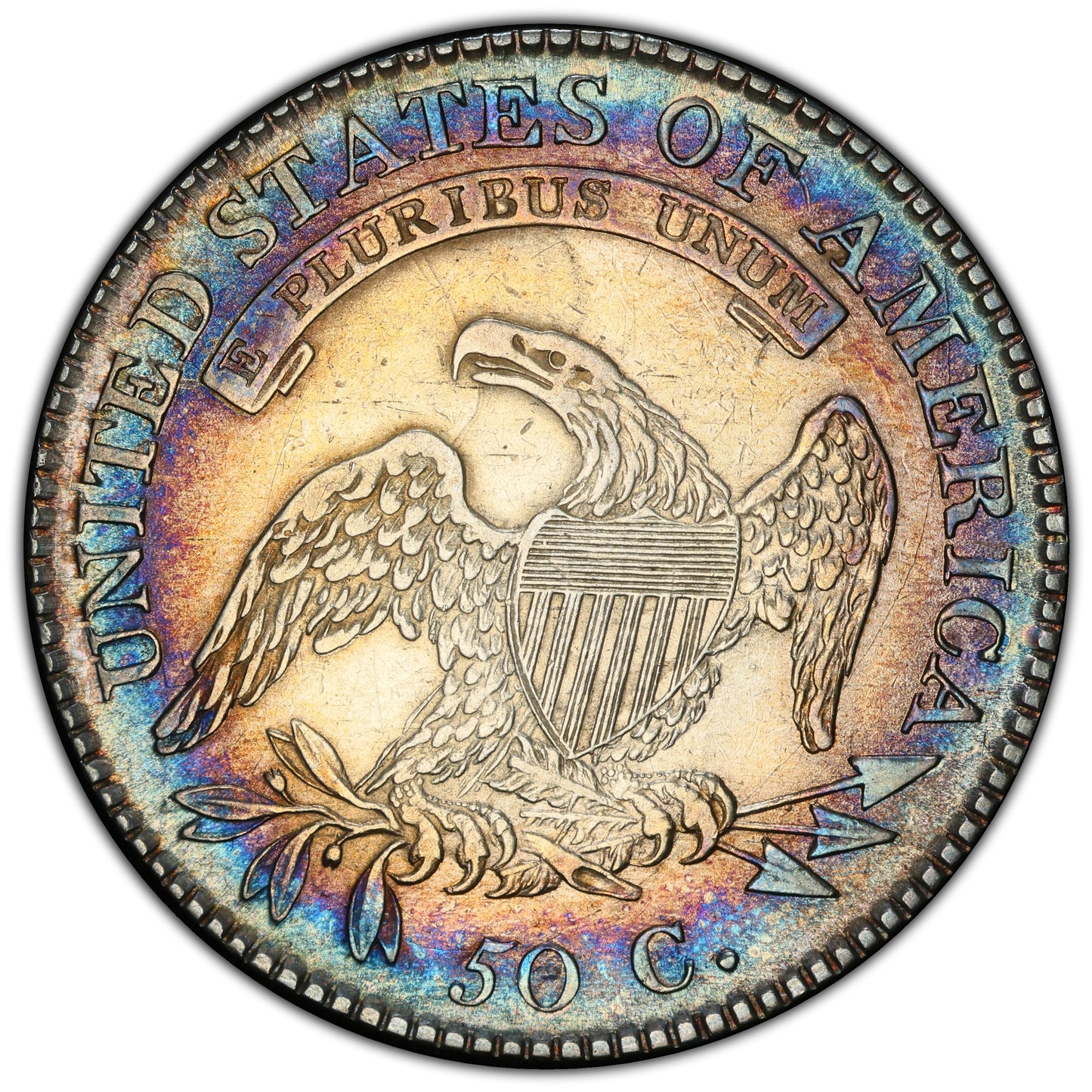 1817/3 50C AU50 PCGS