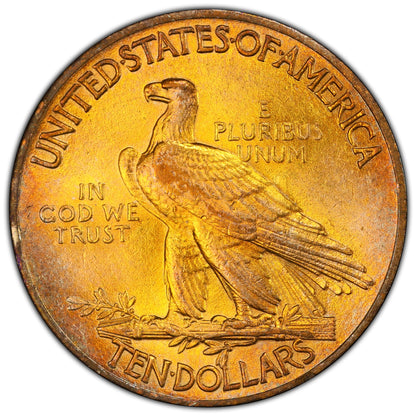 1910 $10 AU58 PCGS