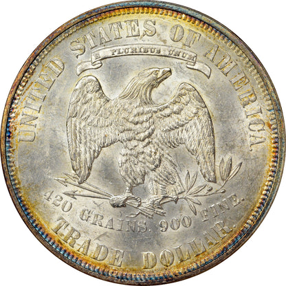 1876 T$1 MS62 OH NGC CAC