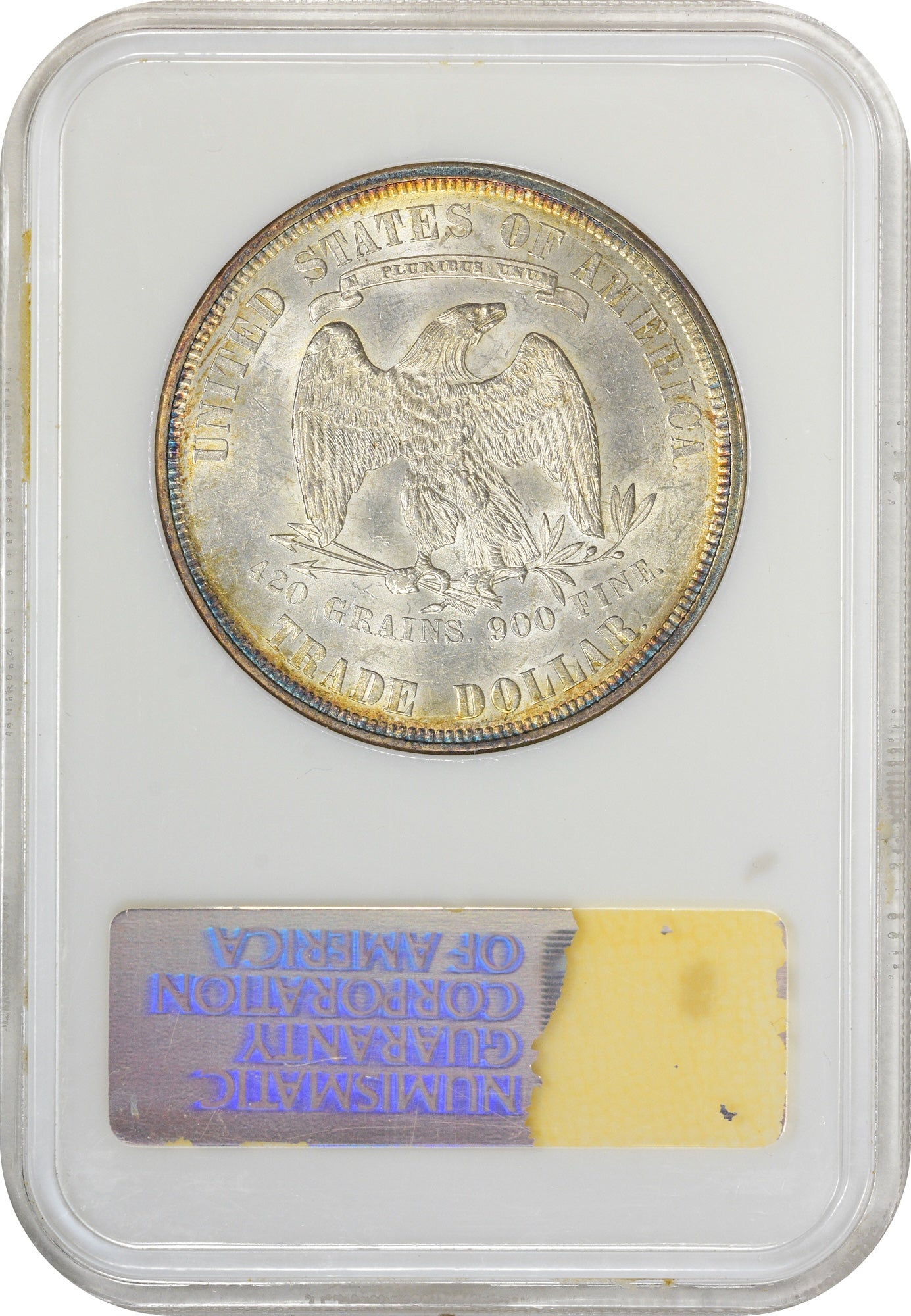 1876 T$1 MS62 OH NGC CAC