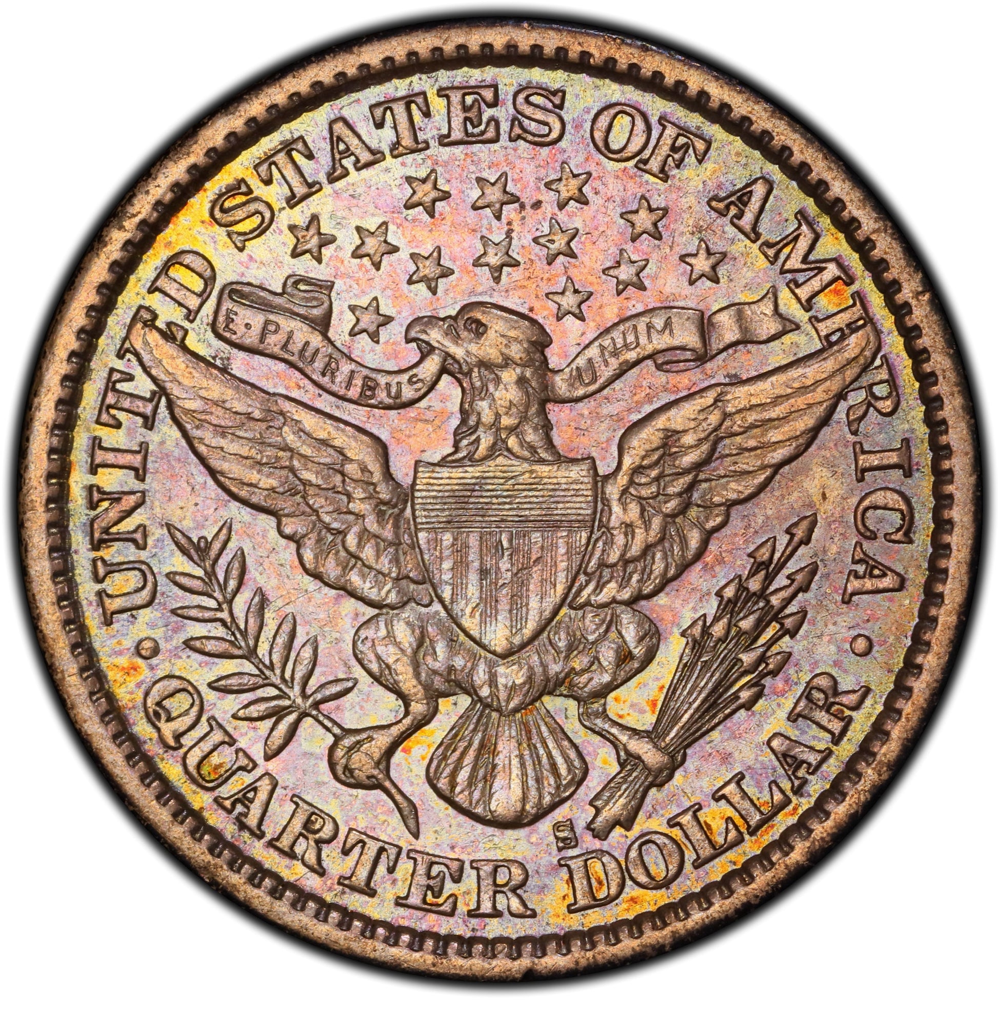 1897-S 25C Xf45 Pcgs Cac