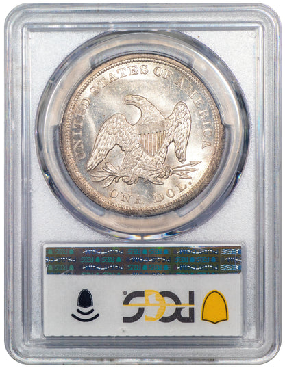 1843 $1 MS64 PCGS CAC