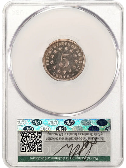 1870 5C PR65 CACG