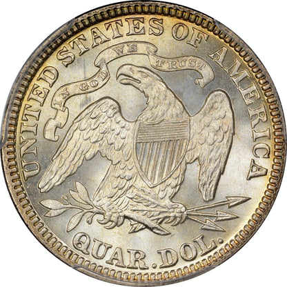 1889 25C Ms66+ Pcgs Cac