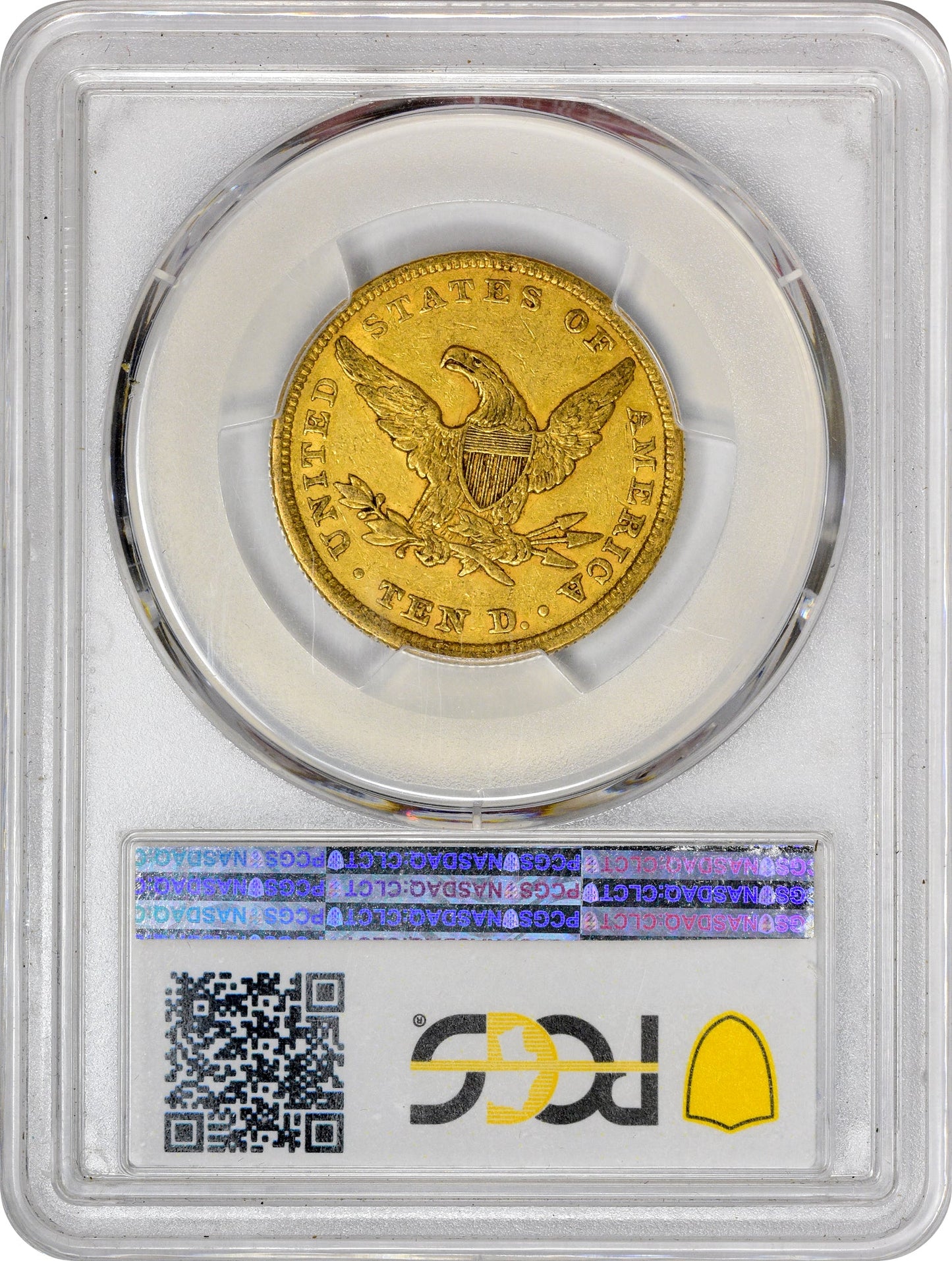 1856 $10 XF45 PCGS CAC