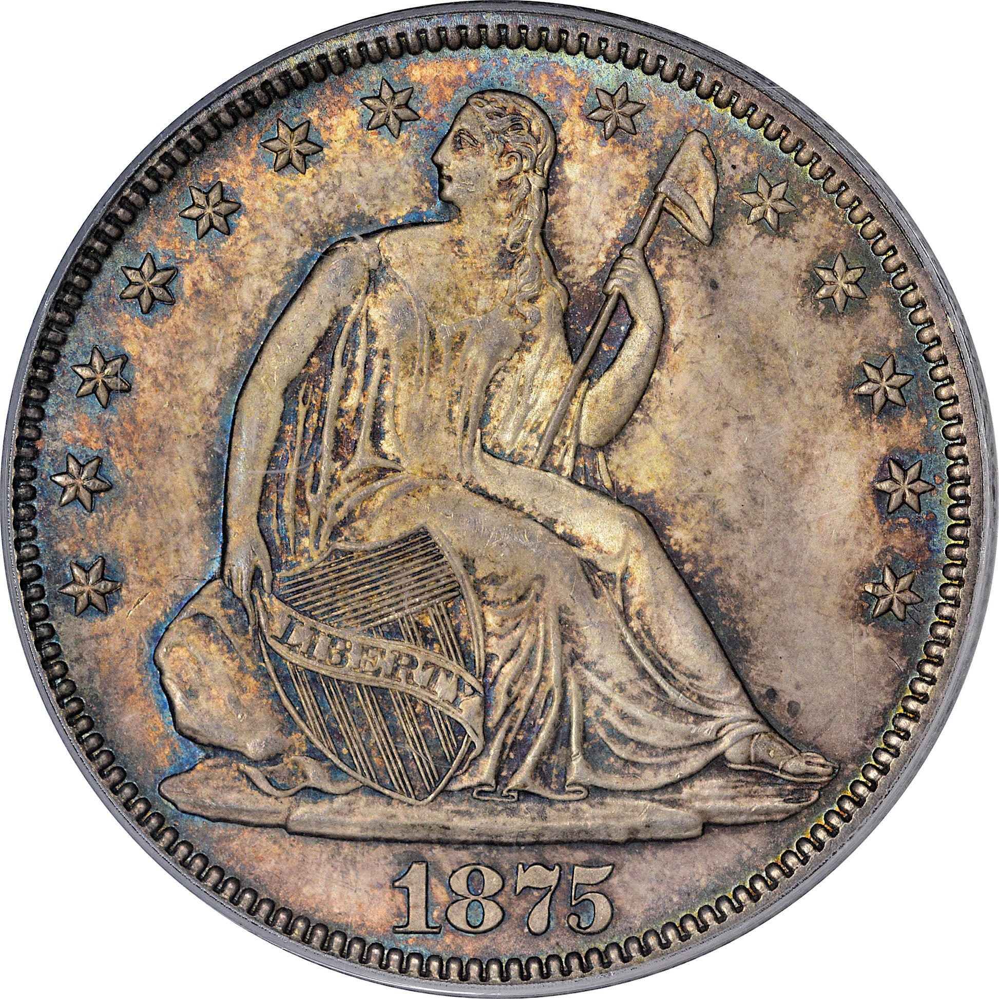 1875 50C MS66 OGH PCGS CAC