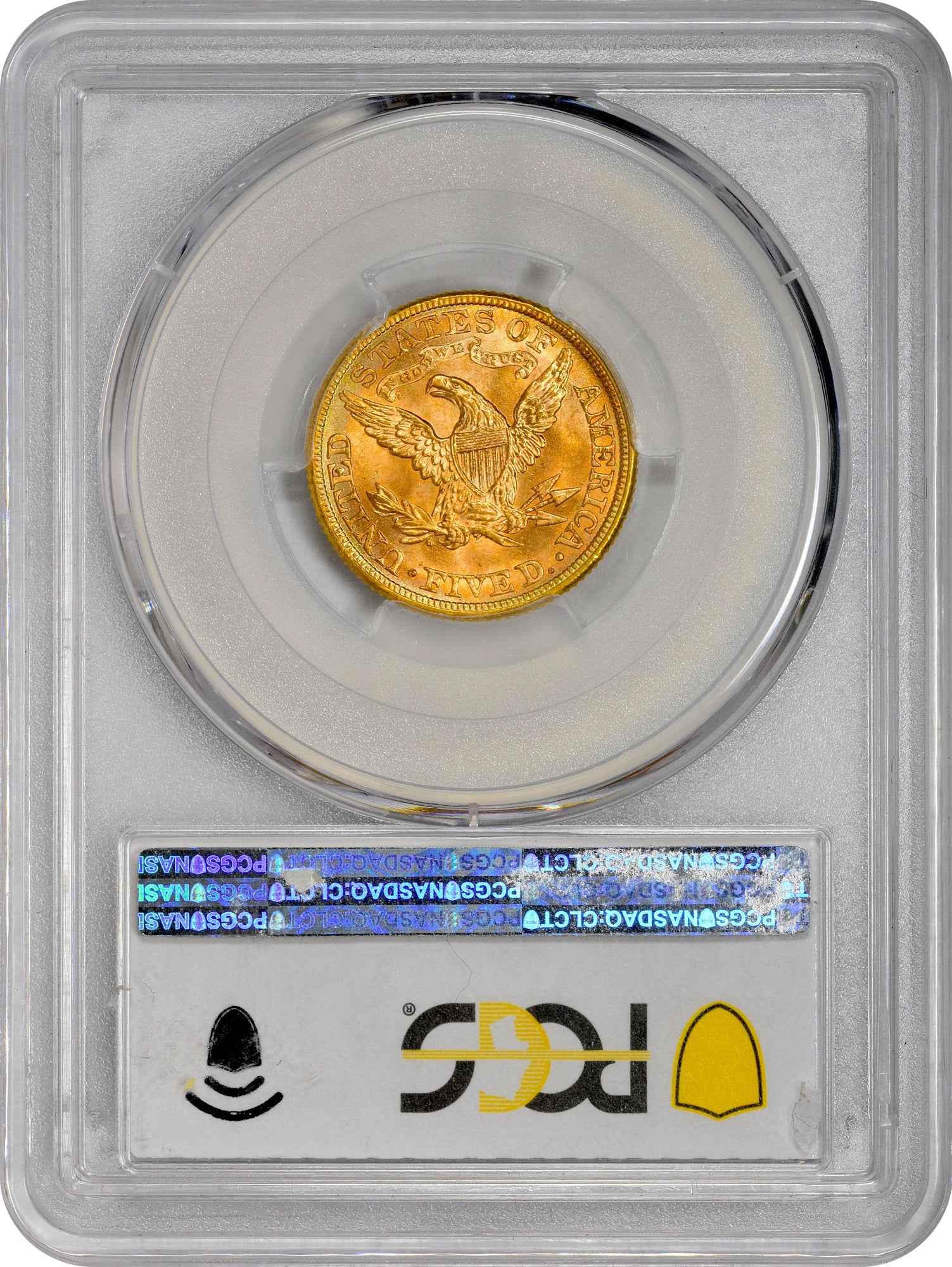 1881 $5 Ms66 Pcgs Cac